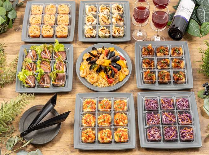 【貸切】4種類（12or14品）から選べるビュッフェ 「7,700円コース」