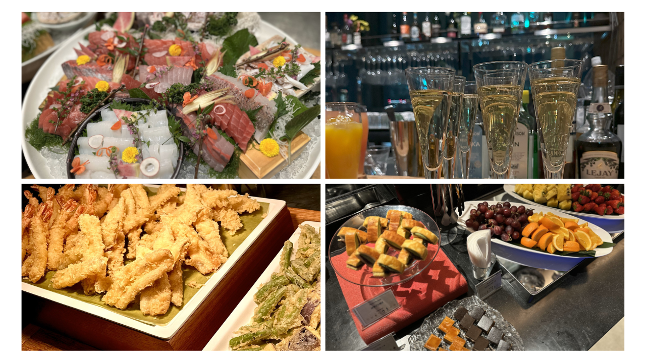 貸切スタンダードビュッフェプラン　　　　　　　　　　　　　　　　　　　　　　(※お刺身盛をご希望の場合、お一人様1,500円追加にて承ります）