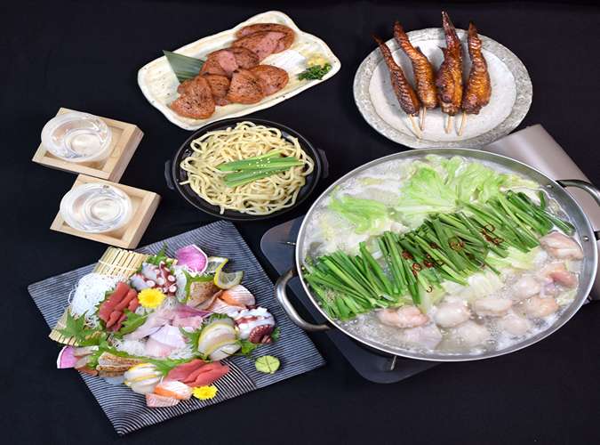 定番！木村屋コース全10品　３H飲み放題付5000円(税込)！もつ鍋＆牛タン