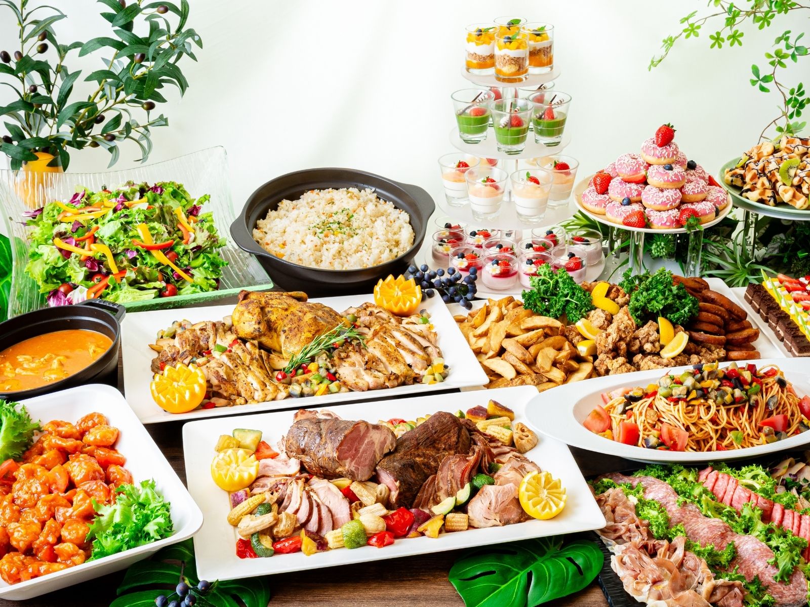 【貸切宴会】～ボリュームコース～料理8品食べ放題付きビュッフェ+選べる飲み放題+開催特典