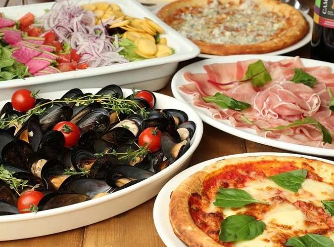 【3時間飲放題付】オードブル5種・牛ステーキ・ペンネ＆ピザまで味わう贅沢ディナープラン全9品