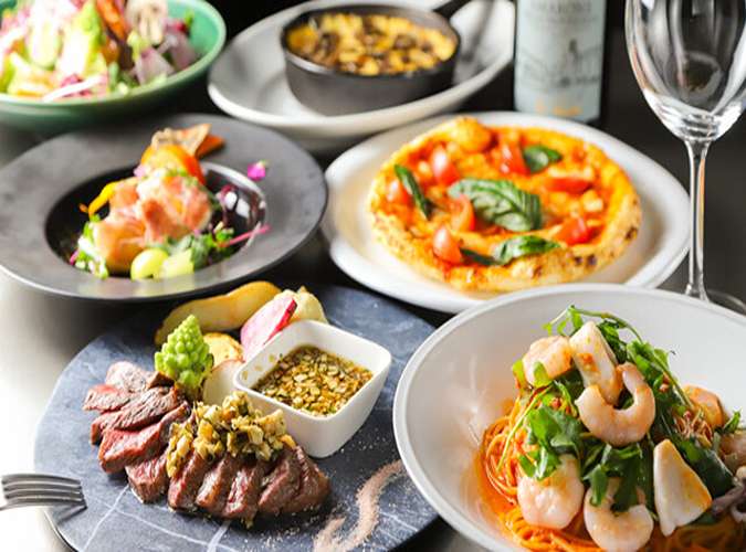 【2時間飲み放題付き】山形契約農家の旬の食材をふんだんに使った、全10品の特別コース【貸切もOK♪】