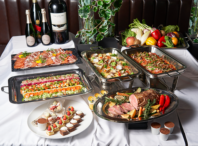 気軽に楽しむカジュアルプラン全5皿+2時間飲み放題