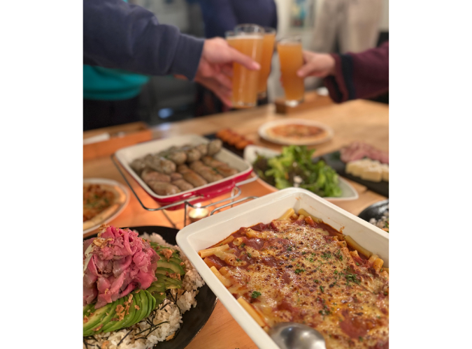 ¥4000コース クラフトビール『早稲田ホワイト』が飲み放題！！【名物ローストビーフ丼付き】お料理１０品＋飲み放題（ワイン、ウイスキー、焼酎、ハイボール、カクテル）