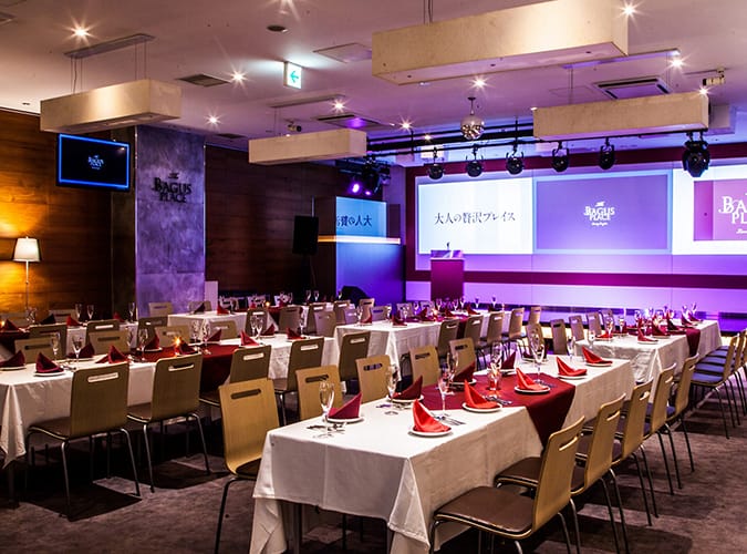 【忘・新年会ラグジュアリープラン】年末年始の集まりを上質に演出する3時間貸切プラン★乾杯スパークリング付き★お料理10品／フリードリンク／会場使用料／音響＆映像設備使用料込み！