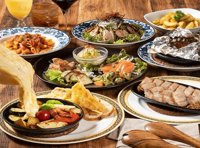 【2h飲み放題付き】その日のいいものを厳選！VILLAおすすめ料理のパーティーコース