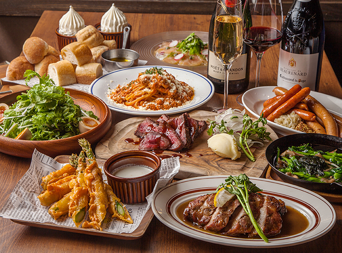 選べるグリルや馬肉のカルパッチョ・ポルチーニ茸の濃厚パルミジャーノリゾットが楽しめる全8品★グルメ堪能プラン