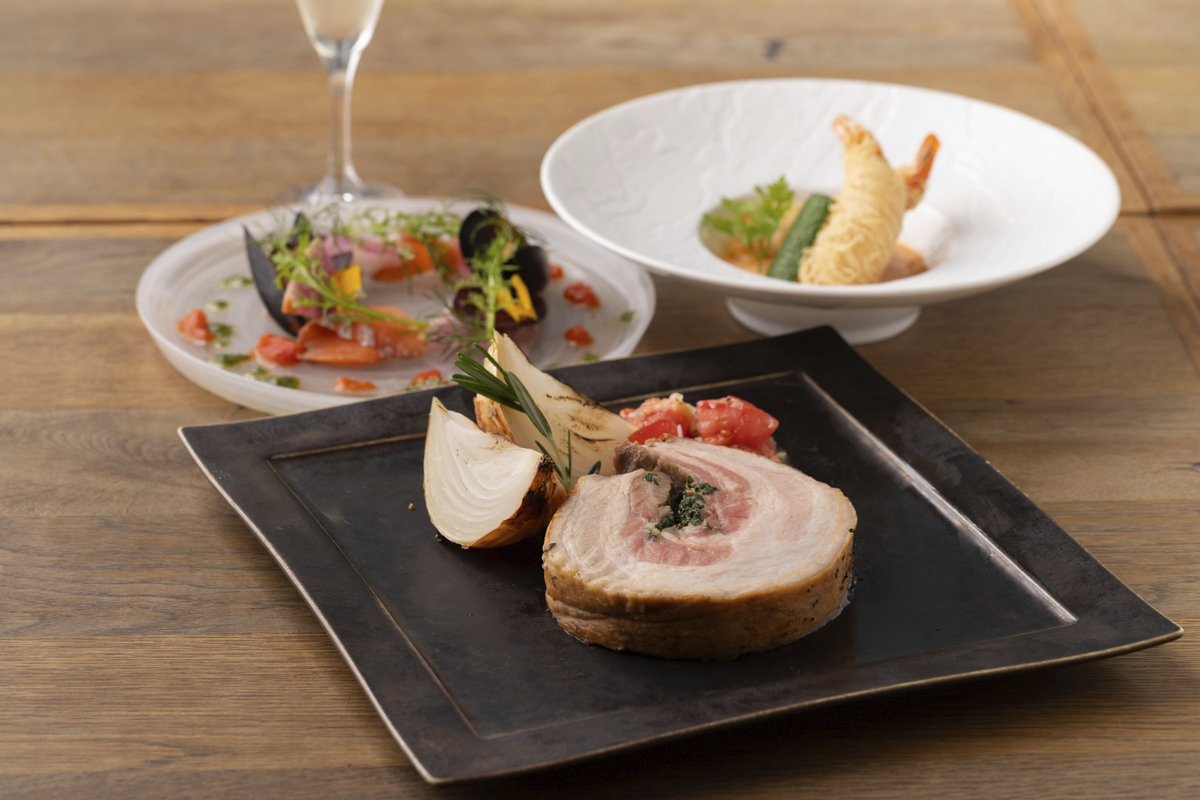 人気No1！　60種類の2h飲み放題付　美名豚ロースト・合鴨のリゾットなどコスパ最高スタンダードプラン　全7品　【～ricordo course～】