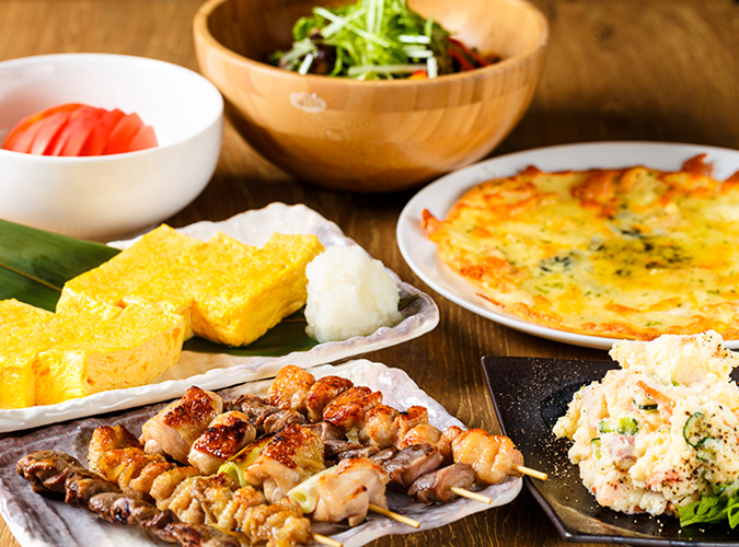 浜流の人気メニューが入った人気プラン！お手軽お気軽コース 