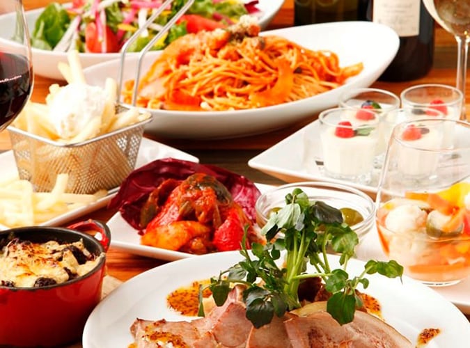 ソムリエ厳選ワインを自慢の料理とともに　貸切パーティープラン						