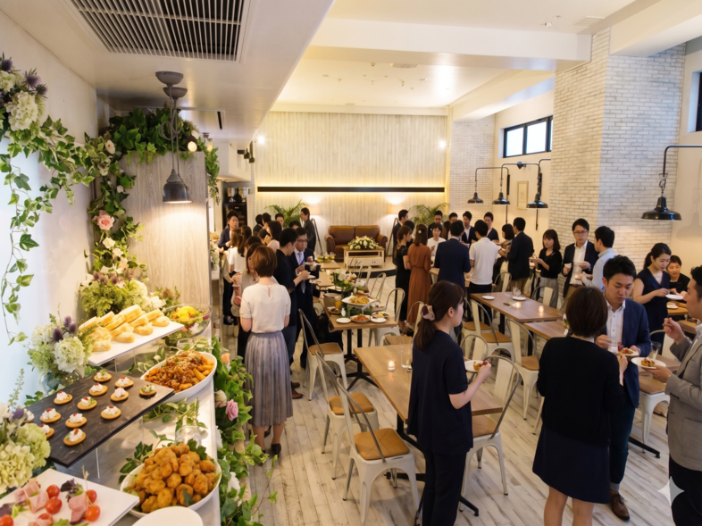 【5月利用限定割引】ケータリング付き3時間パック