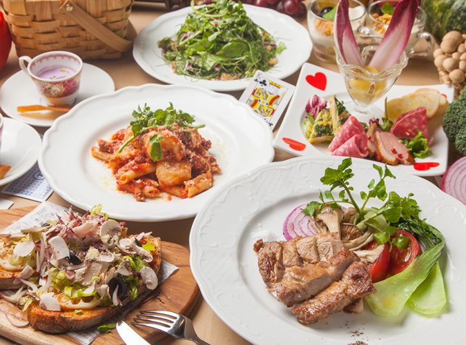 かわいい料理が大集合♪　秘密のプレミアム貸切プラン