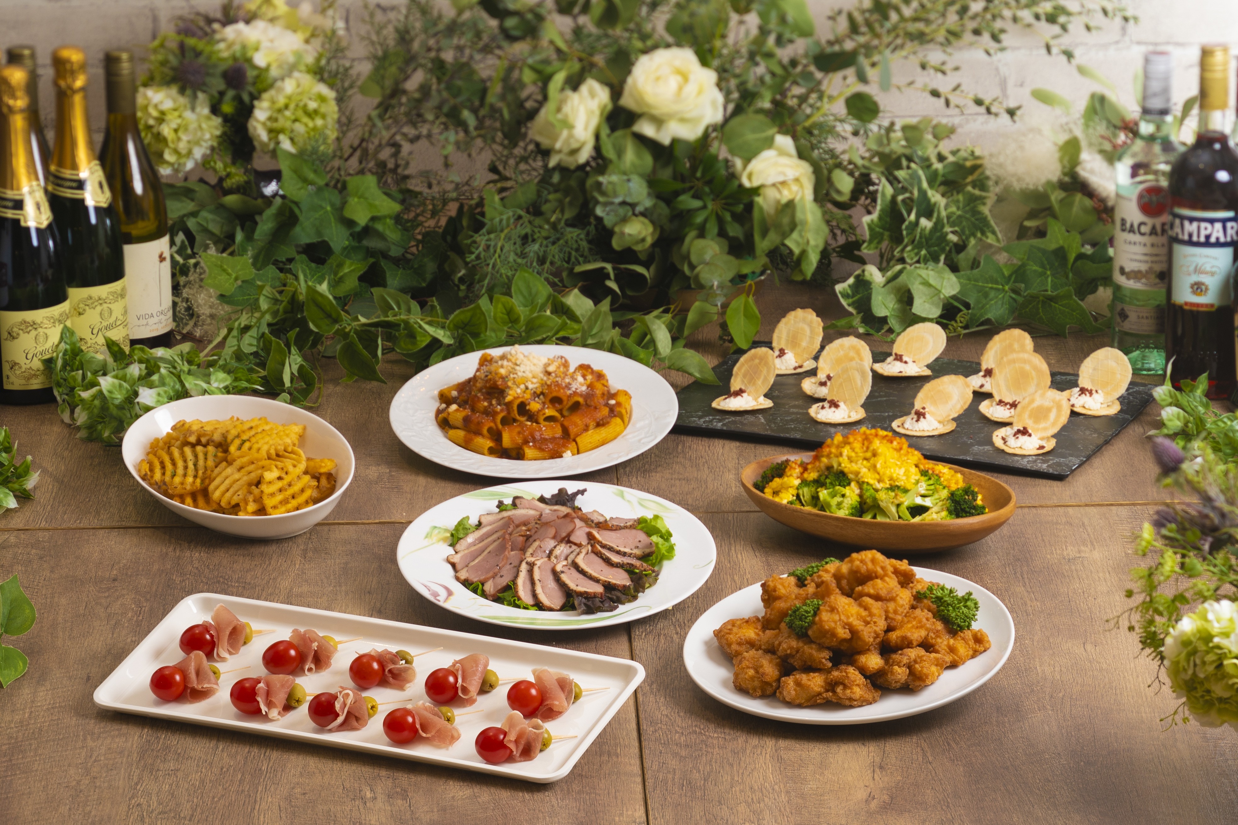 金土日祝【2時間飲み放題】カジュアルプラン＜7品＞会場3時間込 最低保証金額:198,000円(税込)～