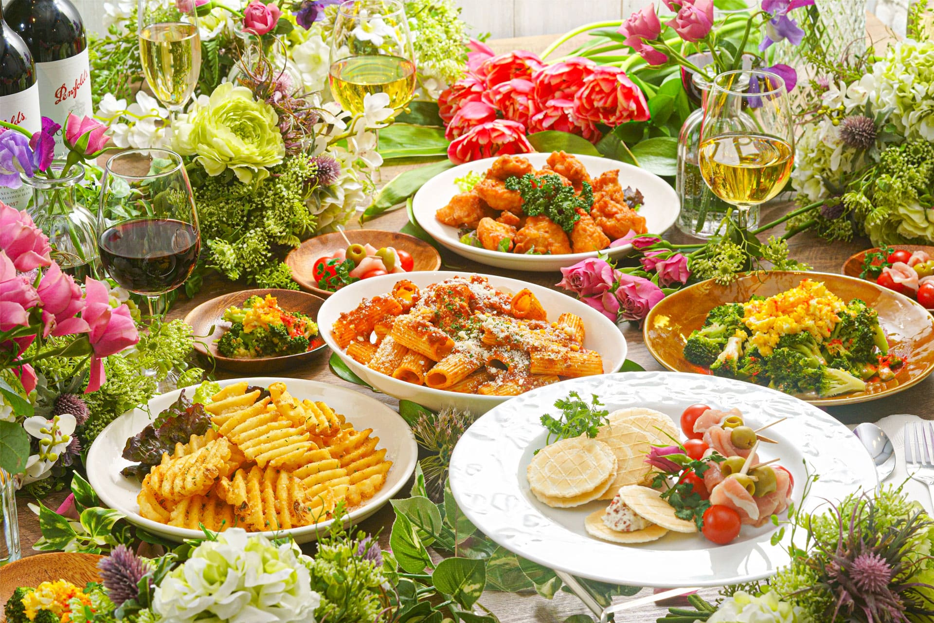 20日前限定プラン　月〜木曜（祝日除く）【2時間飲み放題】カジュアル＜7品＞会場3時間込 最低保証金額:198,000円(税込)～