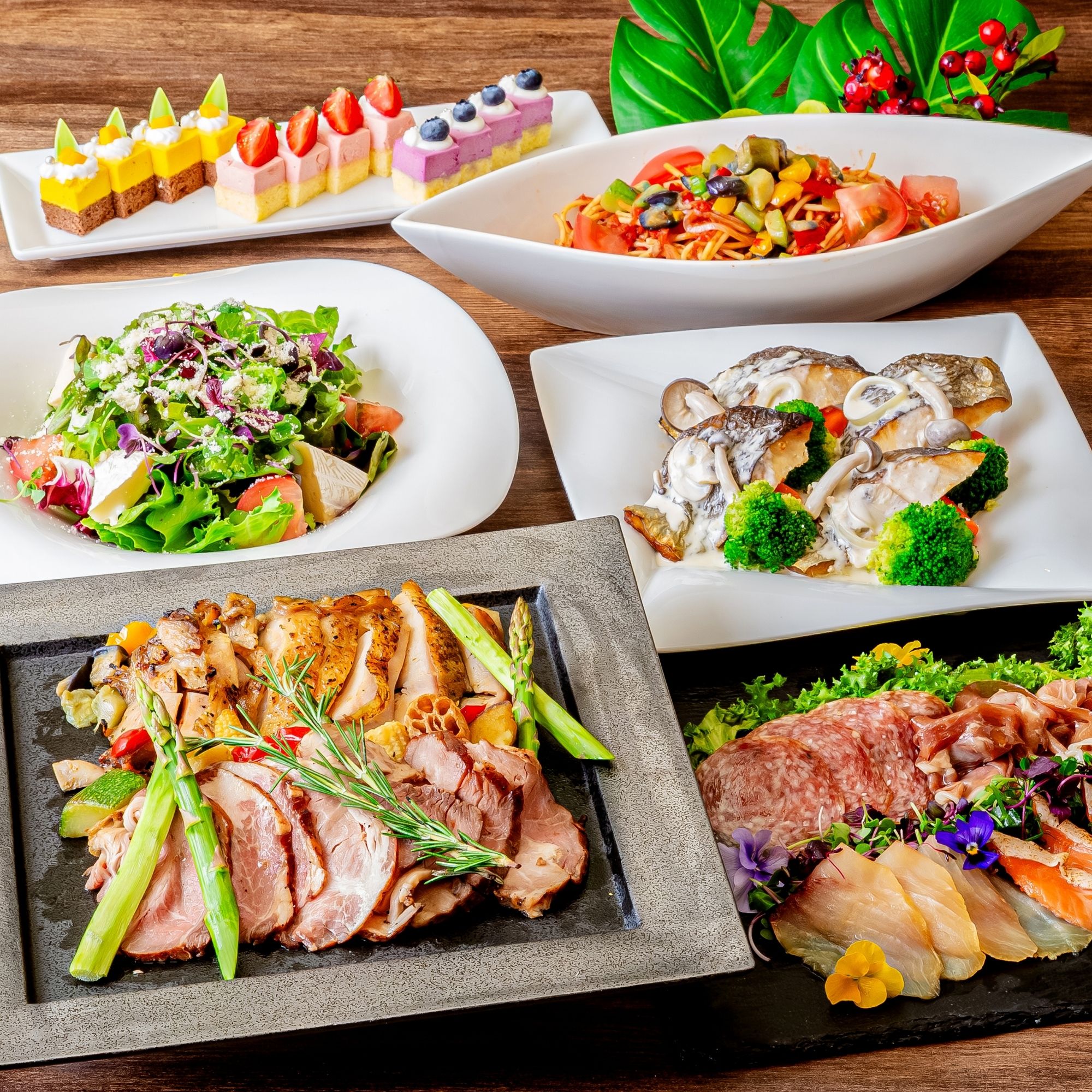 【全 8品 】【貸切宴会】～大皿シェアプラン～料理7品+選べる飲み放題+開催特典