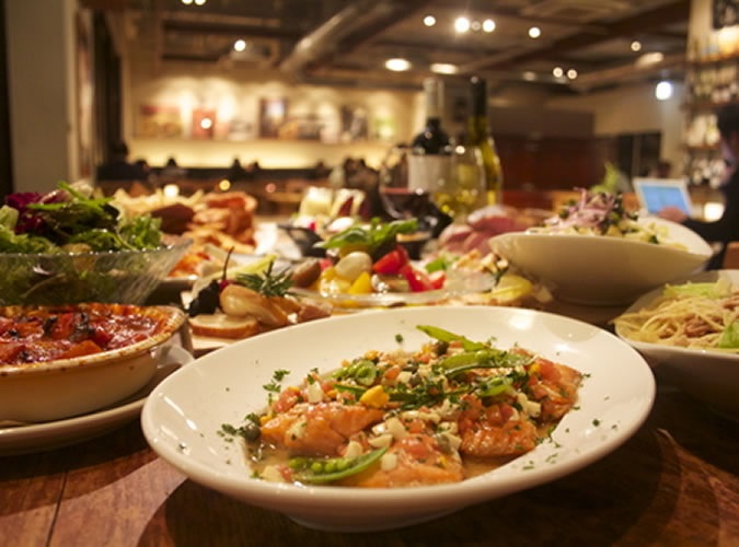 ARK HiLLS CAFEのテラス空間
