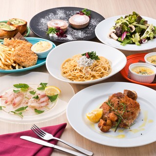 お手軽コース【全8品】2.5H赤白泡100種ワインビュッフェ&他飲み放題付