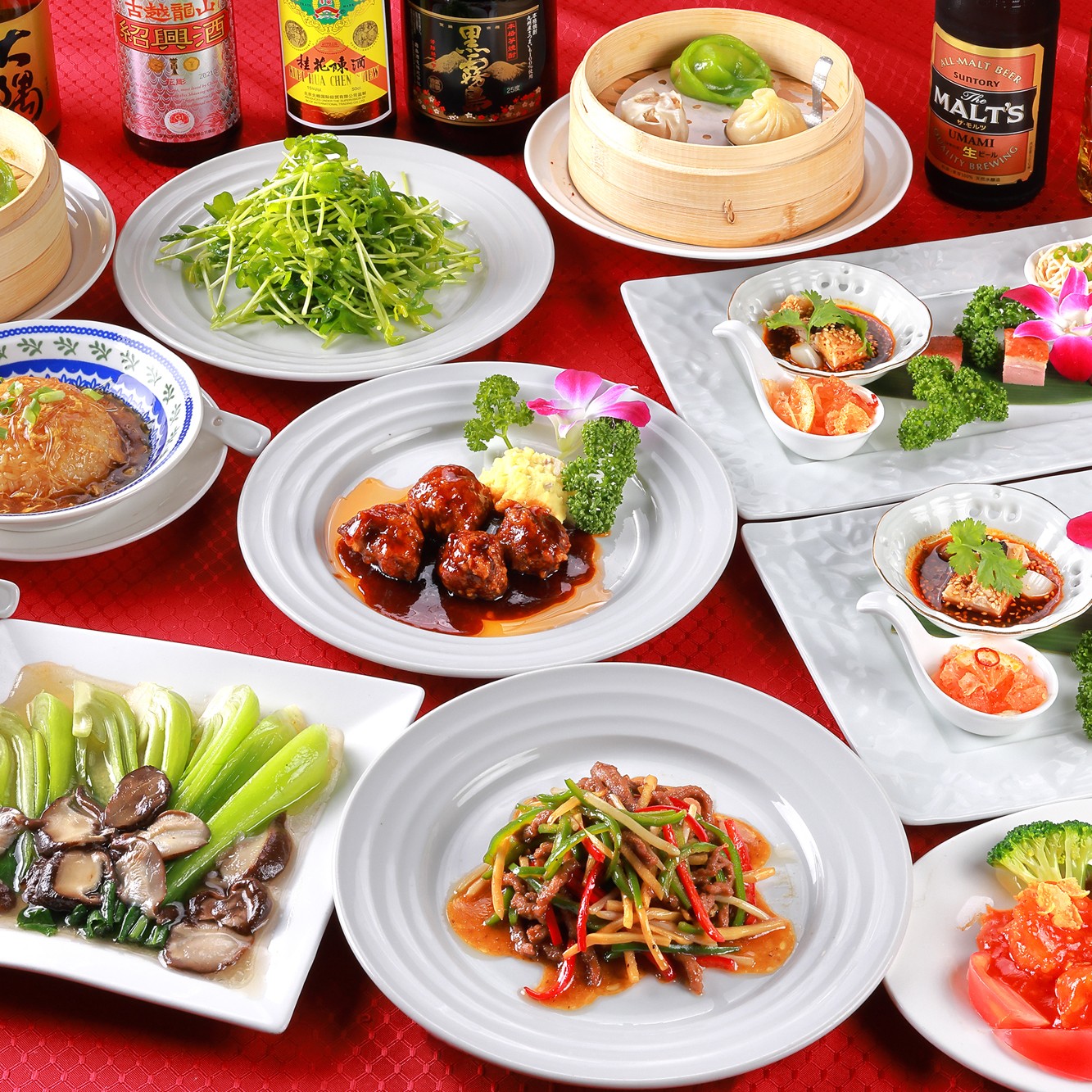 【全 9品 】青蓮コース【２時間飲み放題付き5,900円】