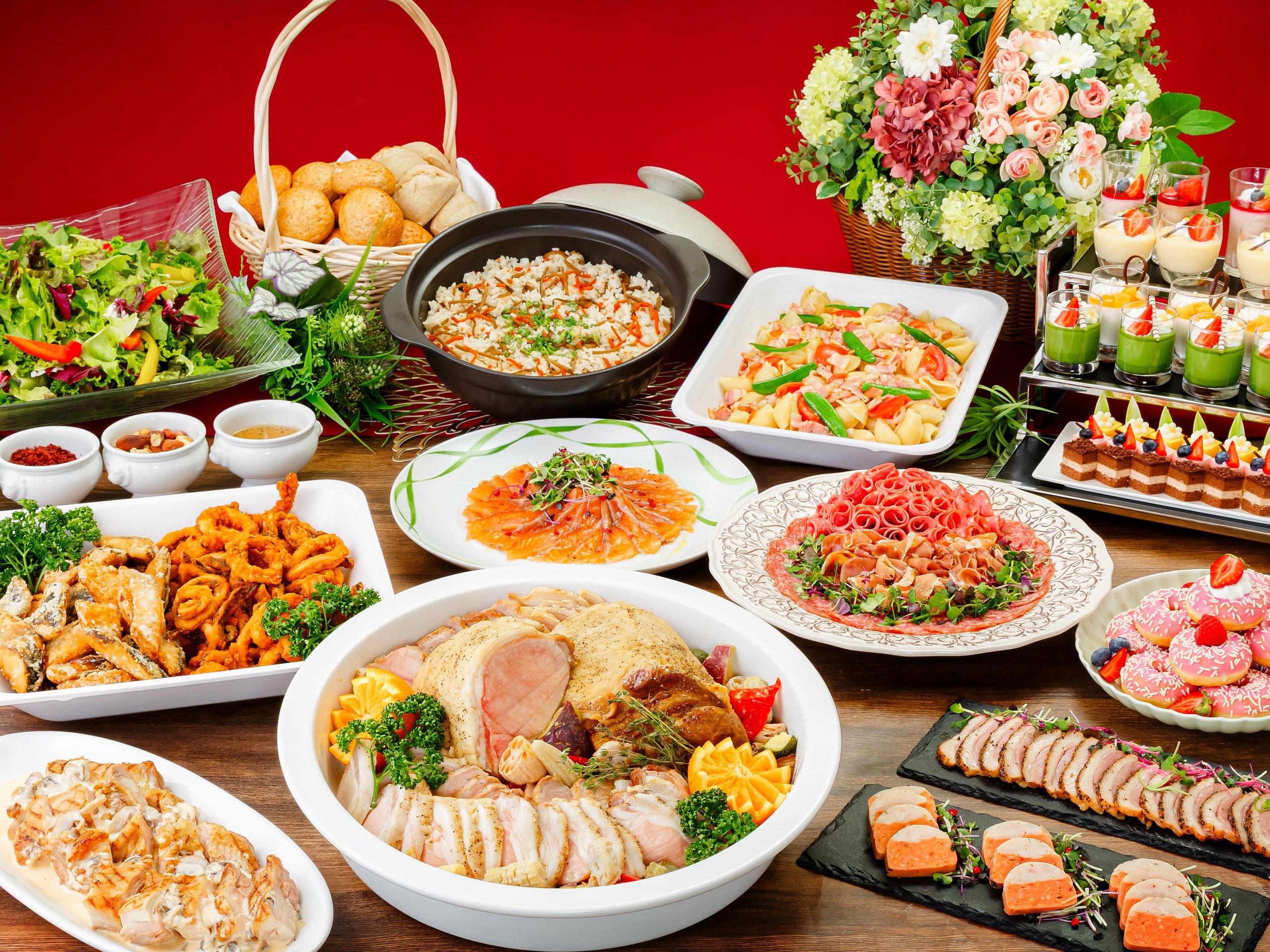 ～アップグレードビュッフェプラン～ 料理10品+選べる飲み放題+開催特典