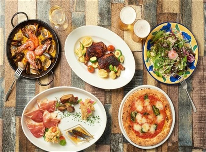 【ビュッフェ】全6品＋飲み放題付き