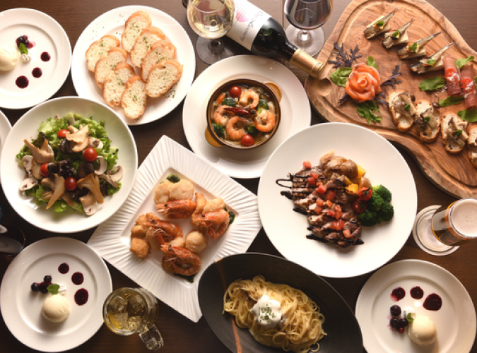 【プレミアムプラン】フルコースでしっかりおもてなし★お魚料理、お肉料理など質もボリュームも◎