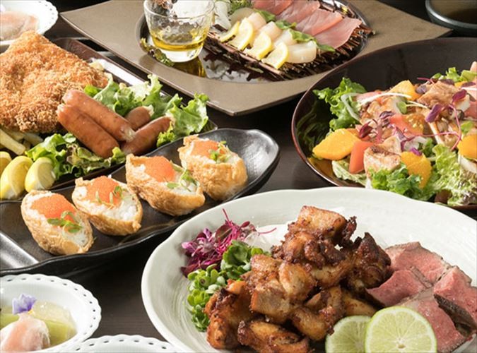 【5000円で充実の8品】ウェディングケーキorデザート付・フリードリンク2時間