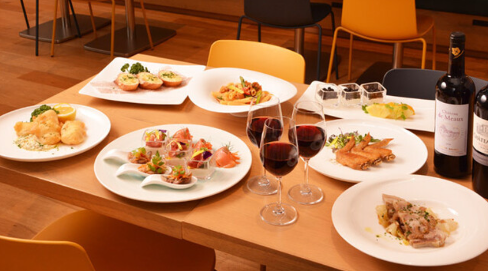 【テーブルシェアプラン】料理9品＋フリードリンク