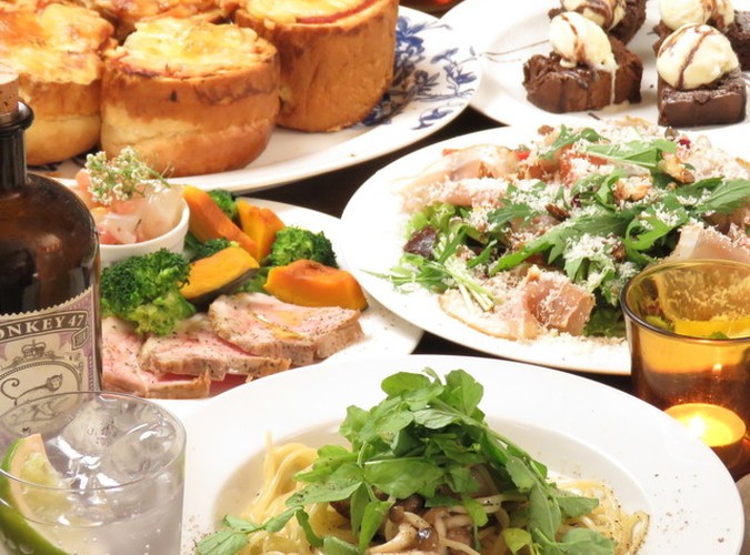 【コスパ満点！】お一人様4800円★デザート付き7品