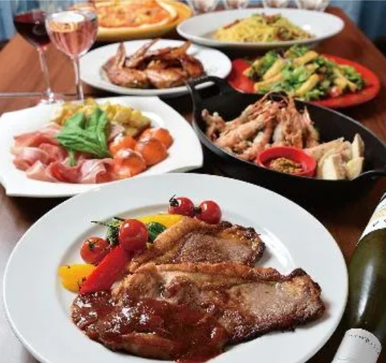 【プレミアムプラン】厳選素材の贅沢お料理＋フリードリンク2時間