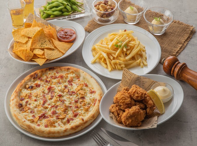 【貸切プラン】＜カジュアルコース＞ 全6品 2時間飲み放題＆オプション付4,400円⇒4,000円(税込)