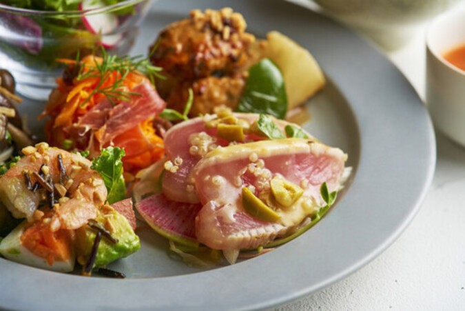 1.5次会におススメ【ローストビーフも味わえる！豪華お料理9品＋フリードリンク】