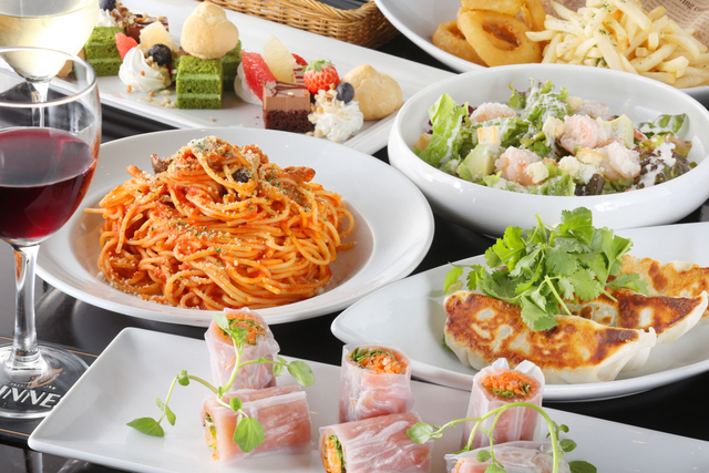 【ビュッフェ料理12品＋飲み放題2時間付き】会場貸切7,000円プラン（会場利用3時間）