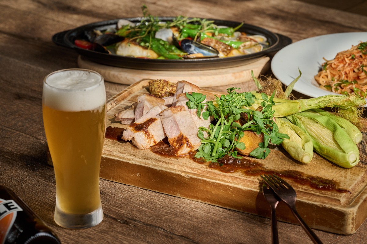 【ビアダイニングプラン6,980円】スパークリングを含む80種類2時間飲み放題＆ブランドポークや鮮魚など全6品