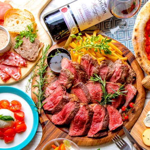 【3H飲放付】ちょっと贅沢♪世界の人気料理全14品！『デラックスコース』5,950円→4,950円