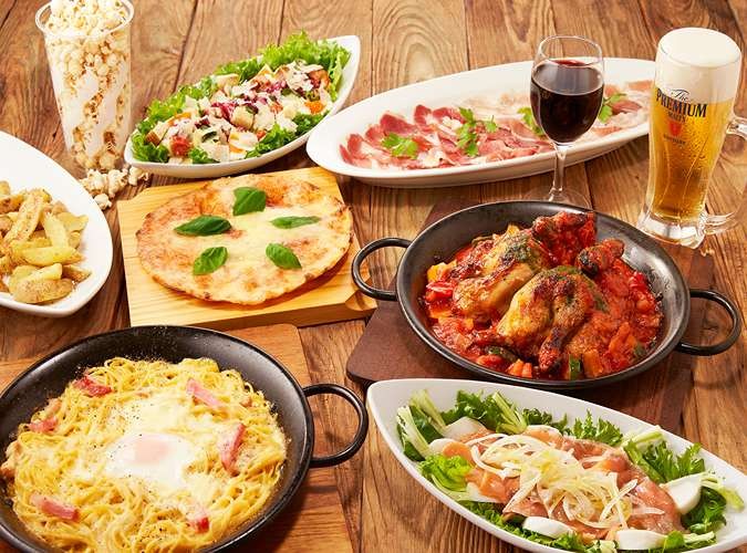 【90分バラエティーコース】ポップコーン食べ放題飲み放題付