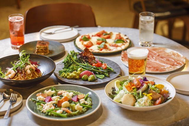 有機野菜をたっぷり ～テーブルシェア Cプラン～【着席のみ 50～60名様】