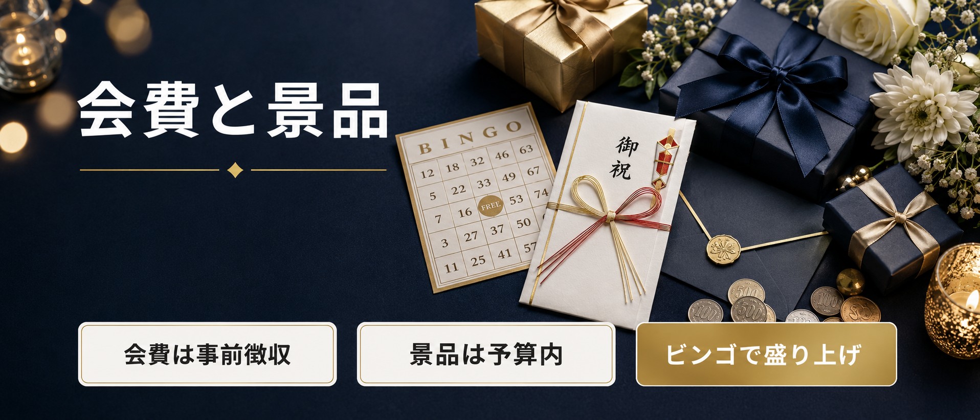 会費と景品
